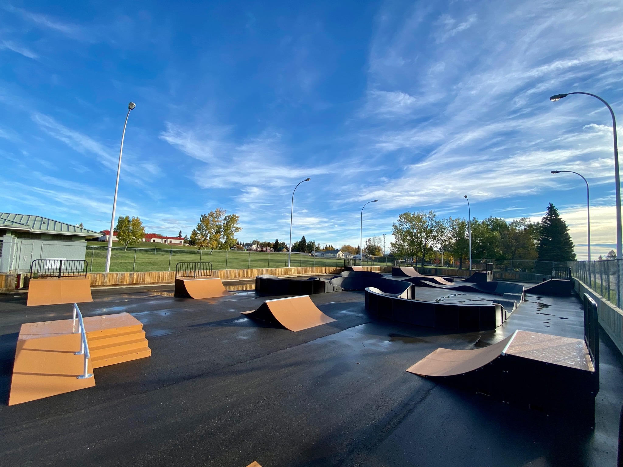 Mobile skatepark ready for use ReachFM Peace Country's hub for local